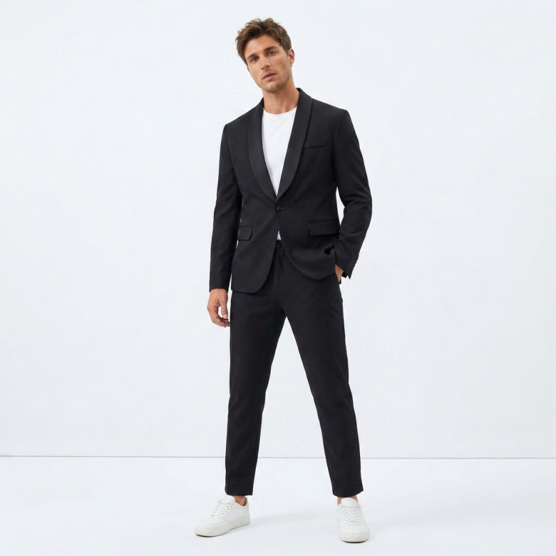 Traje de negocios elegante
