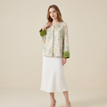 Top estampado elegante