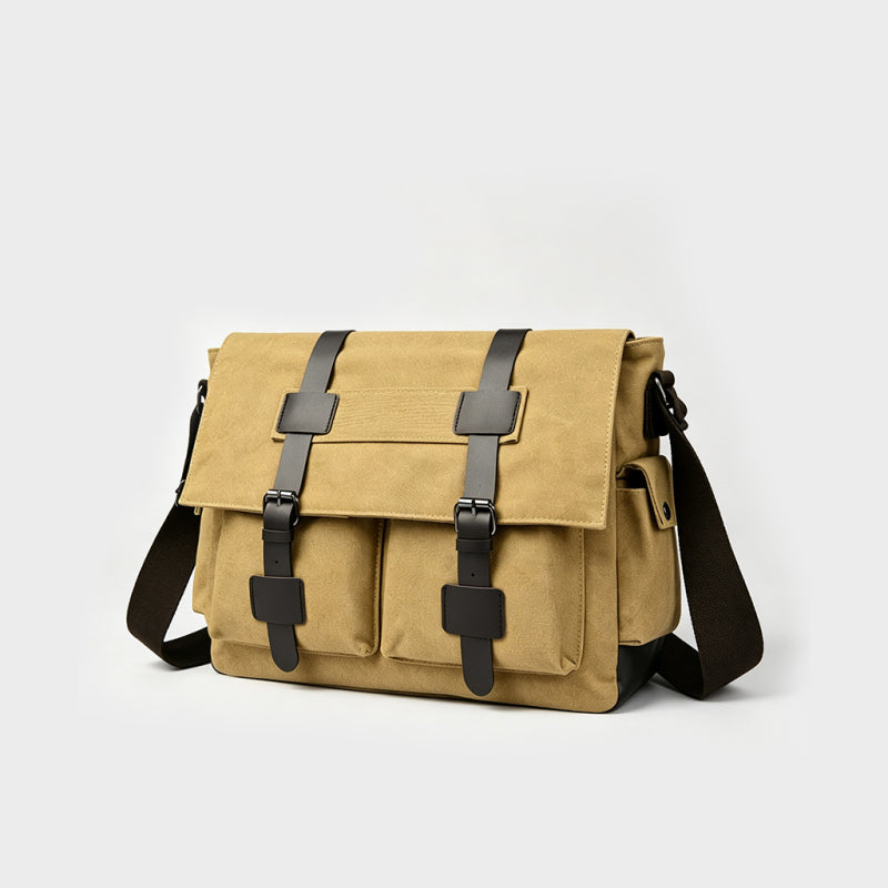 Bolso bandolera informal de lona