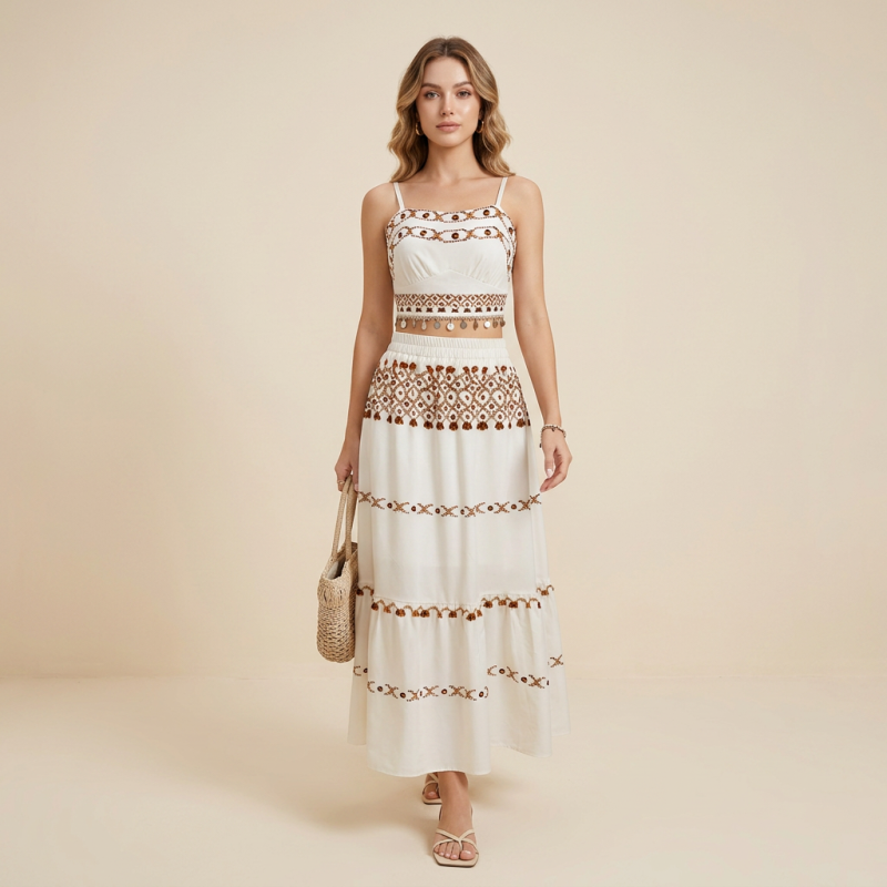 Traje de traje estilo resort