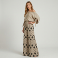 Traje informal estampado