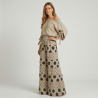 Traje informal estampado