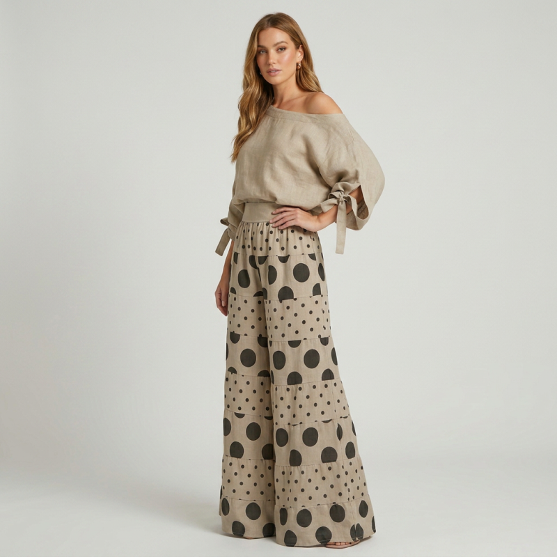 Traje informal estampado