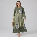 Vestido estampado holgado