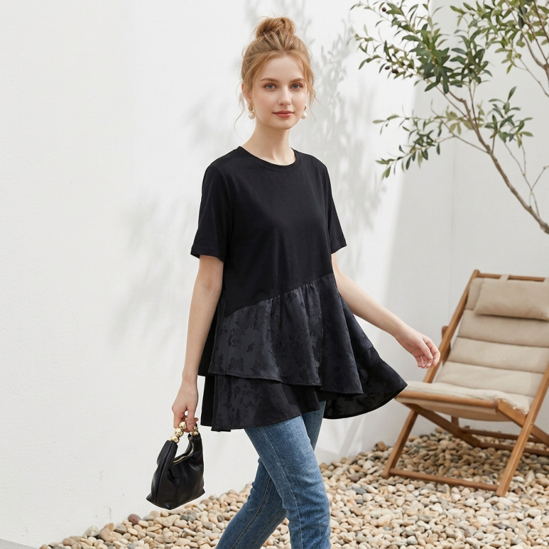 Camiseta de moda de corte ajustado