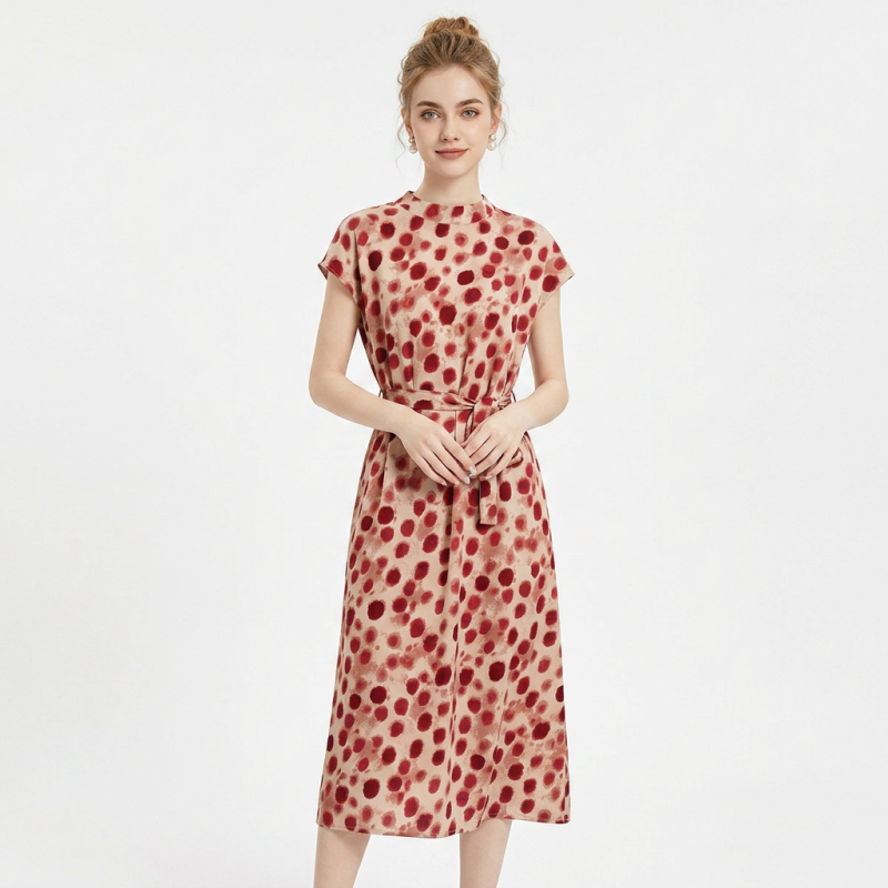 Vestido retro de lunares
