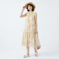Vestido estampado sin mangas