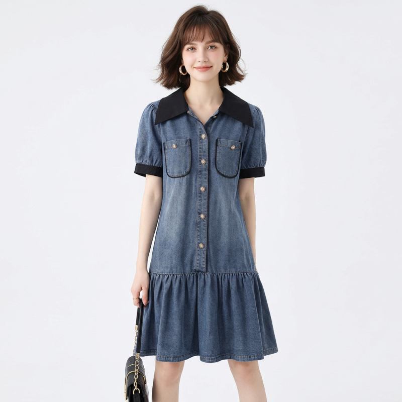 Vestido vaquero a la moda