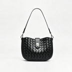 Elegante bolso de hombro tejido