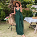 Vestido halter sexy sin espalda