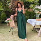 Vestido halter sexy sin espalda