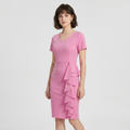 Vestido de moda con volantes
