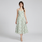 vestido lencero estampado