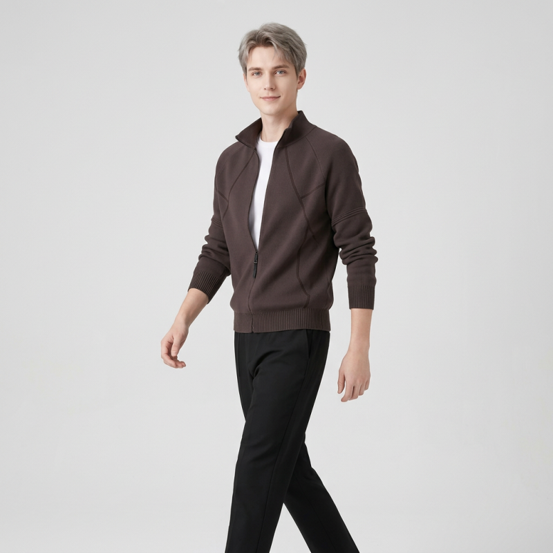Top informal con cuello alto