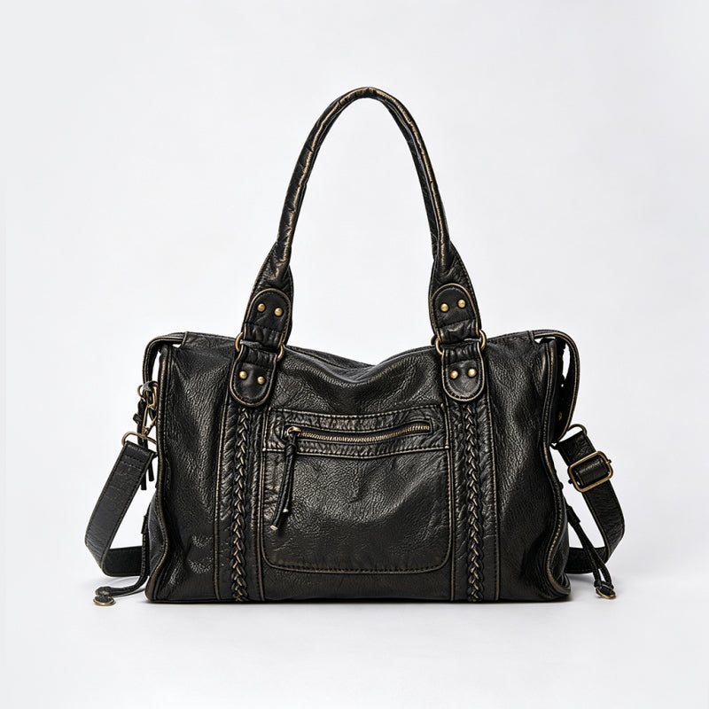 Bolso de moto retro francés