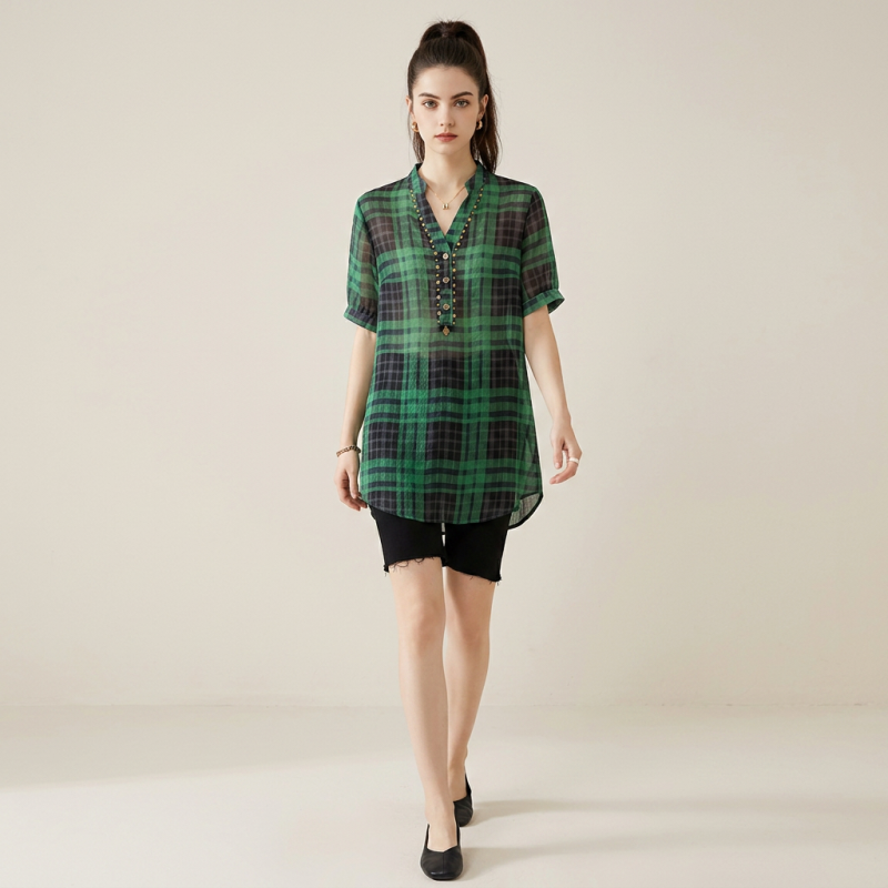 Camisa a cuadros elegante