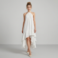 Vestido único con escote halter