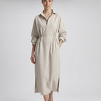 Camisa con vestido con abertura