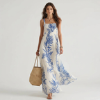Vestido lencero elegante estilo resort