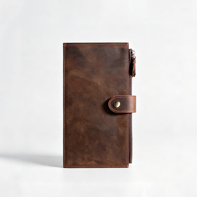 Cartera antirrobo con cremallera