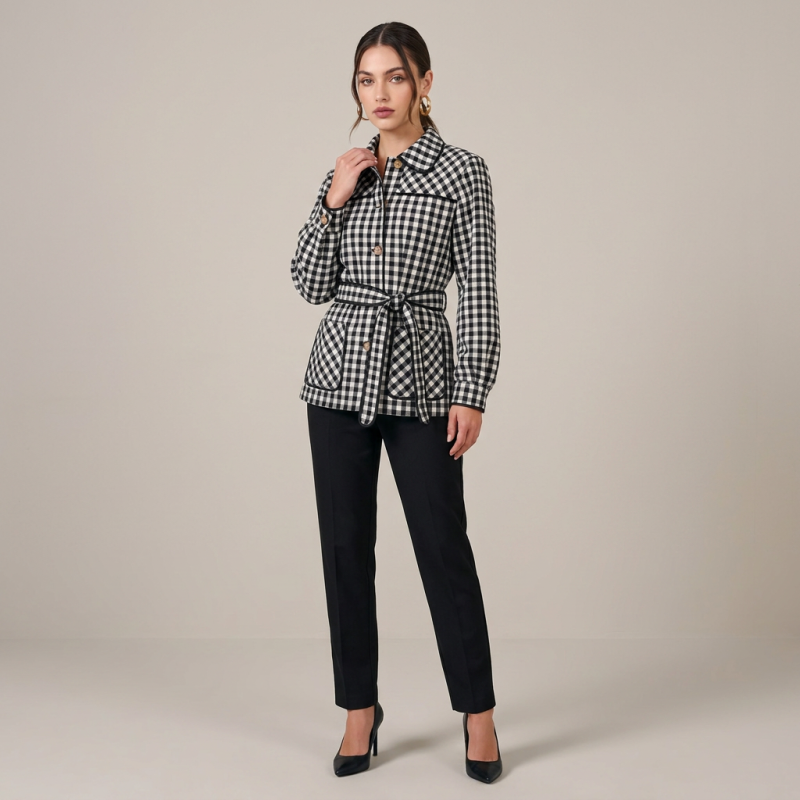 Camisa a cuadros elegante