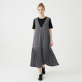 Vestido de alta gama con bloques de color
