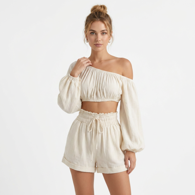 Traje relajado de estilo francés