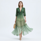 Vestido retro degradado