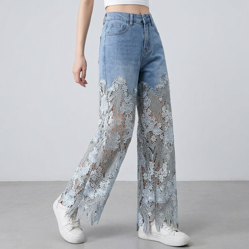 Pantalones casuales de estilo retro