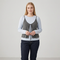 Conjunto de dos piezas con top y bloques de color