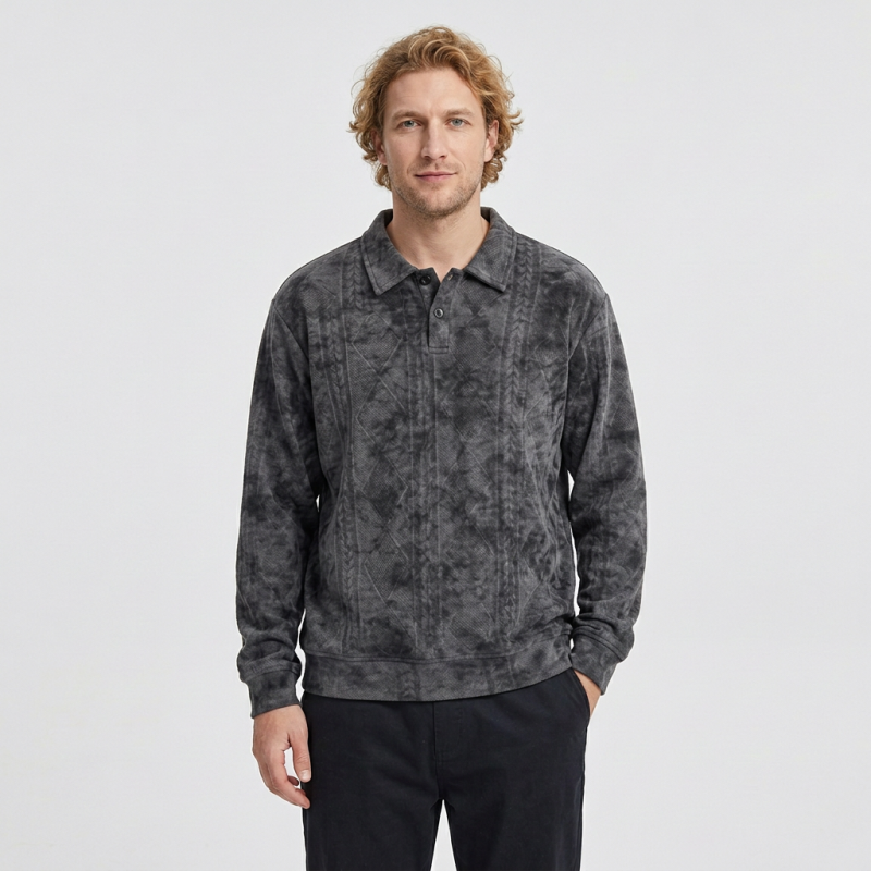 Sudadera jacquard para hombre