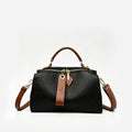 Elegante bolso Boston de piel suave
