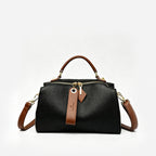 Elegante bolso Boston de piel suave