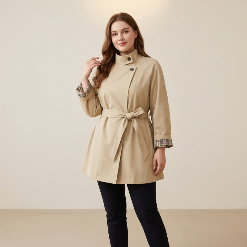 Gabardina elegante