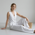 Elegante conjunto de chaleco
