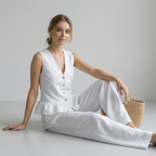 Elegante conjunto de chaleco