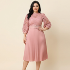 vestido de encaje de ganchillo