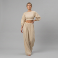 Conjunto elegante de top corto