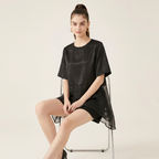 Top elegante de patchwork