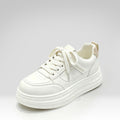 Zapatillas blancas informales con plataforma