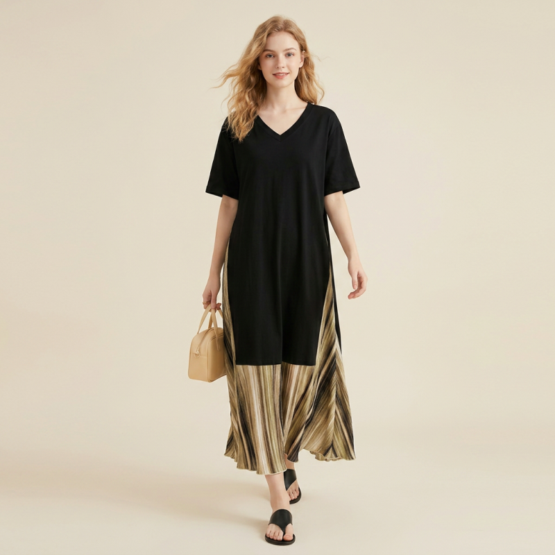 Vestido sencillo de retazos