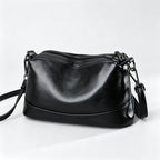 Bolso bandolera de piel de vacuno de color liso