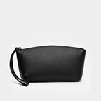 Bolso de mano de piel de vaca con estampado de lichi