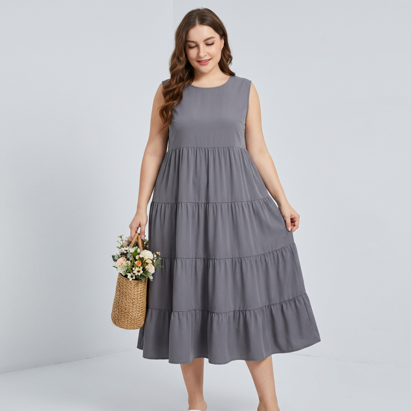Vestido informal sin mangas