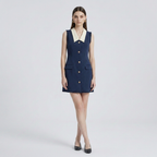 vestido corto sin mangas