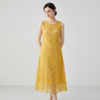 Elegante vestido tipo chaleco para vacaciones