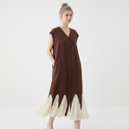 vestido retro de retazos