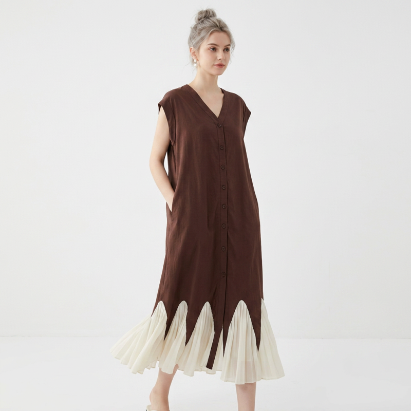 vestido retro de retazos