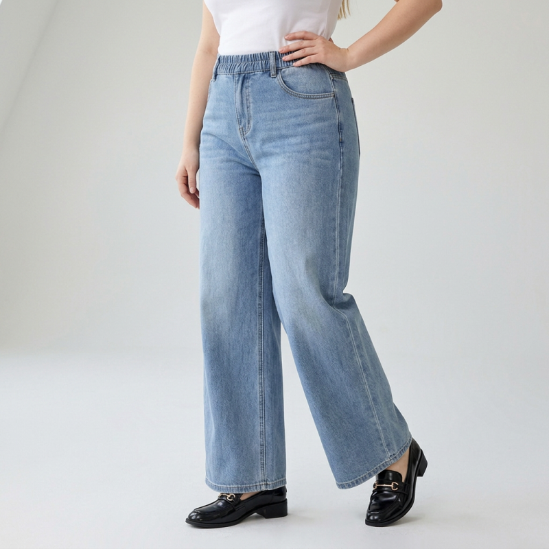 Vaqueros con cintura elástica