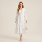 elegante vestido francés